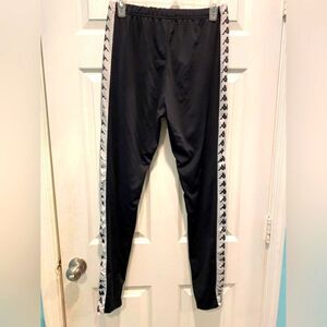 KAPPA BANDA WASTORUA JOGGER PANTS, Women's sz M, Black & White